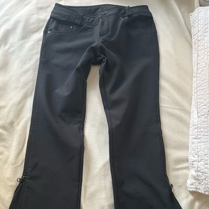 Volcom black ski stretch pant size small